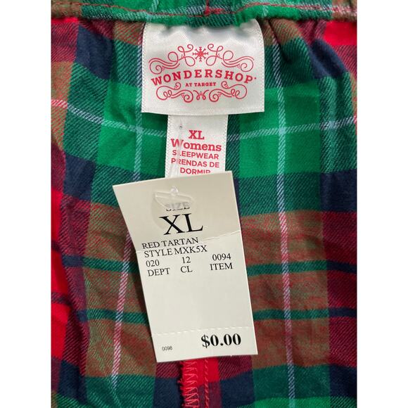 Wondershop Pajama Set Women's Blue/Red XL Loungewear Holiday Christmas Gift NWT - Picture 8 of 8